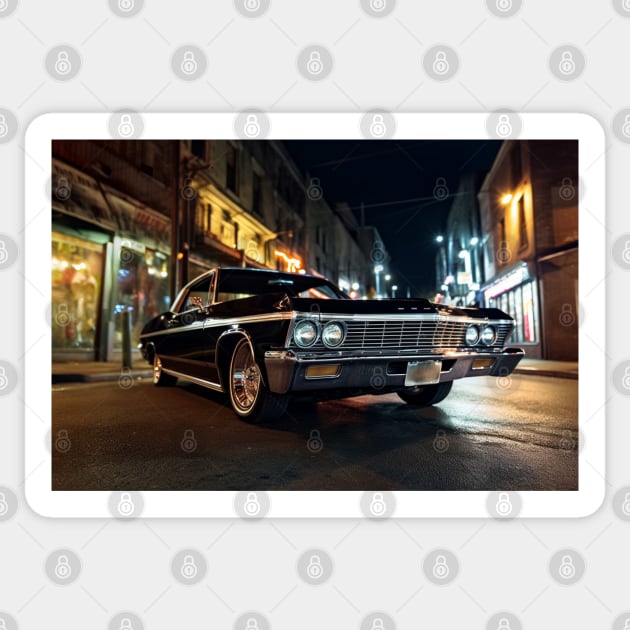 Chevy Caprice Lowrider Sticker by Spearhead Ink